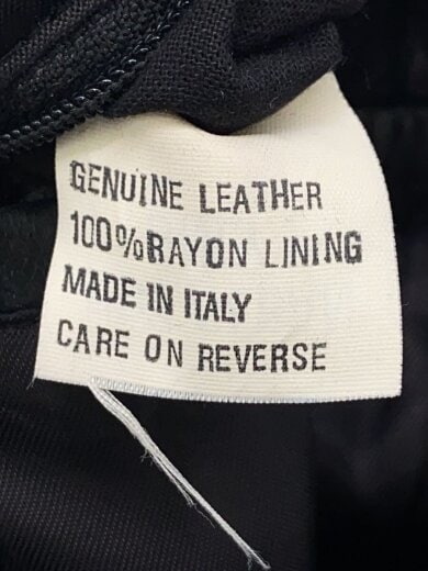 商品画像：レザージャケット・ブルゾン/--/レザー/BLK/無地 4