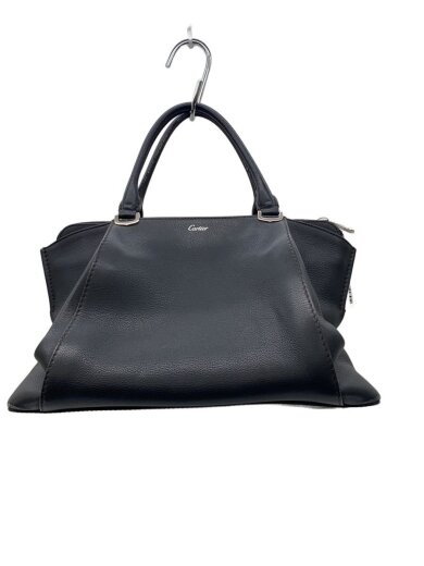 商品画像：ハンドバッグ/レザー/BLK/無地/C de cartier 1