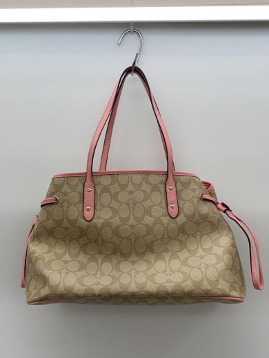 商品画像：トートバッグ/レザー/BEG/総柄/F57842 3