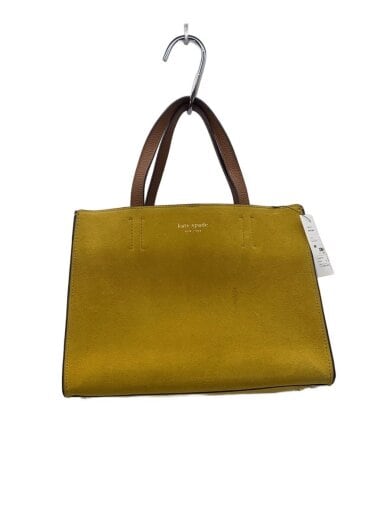 商品画像：ショルダーバッグ/スウェード/YLW/無地 1