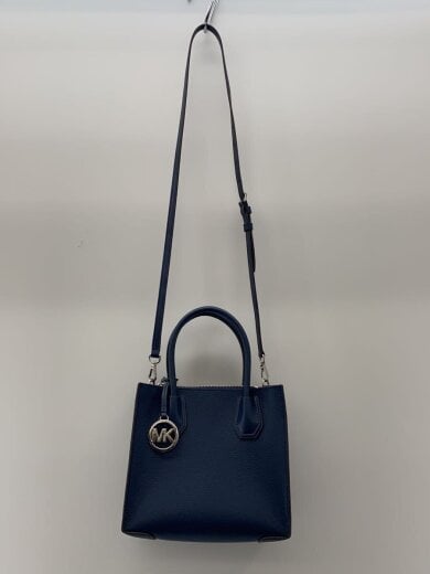 商品画像：ショルダーバッグ/レザー/NVY/無地/AV-2404 3