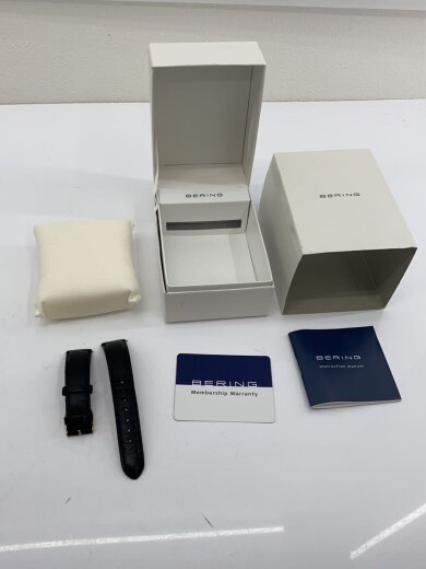 商品画像：クォーツ腕時計/アナログ/ステンレス/BLK/BLK/SS/14236-166 6