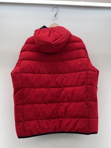 商品画像：ダウンジャケット/XL/ポリエステル/RED/無地/cm155201 2