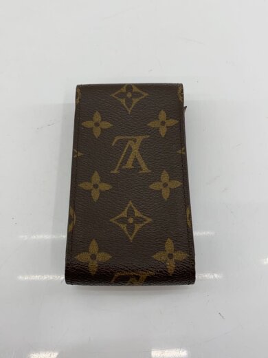 商品画像：エテュイ・シガレット_モノグラム・キャンバス/レザー/BRW/メンズ 2