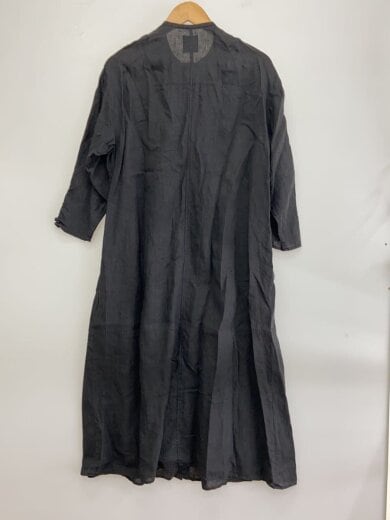 商品画像：ワンピース/--/リネン/BLK/無地/portom20051 2