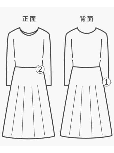 商品画像：半袖ワンピース/--/リネン/NVY/無地/portom22082 8