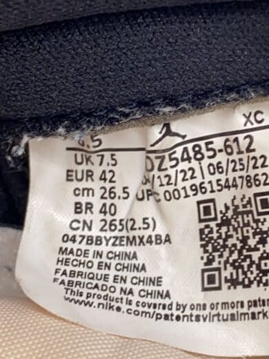 商品画像：AIR JORDAN 1 RETRO HIGH OG_エアジョーダン 1 レトロ ハイ OG/26.5cm/WHT 5