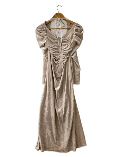 商品画像：長袖ワンピース/O/ベロア/BEG/SWFO245032 2