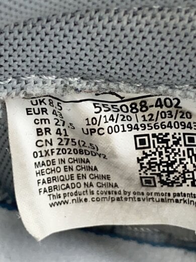 商品画像：ハイカットスニーカー/27.5cm/BLU/555088-402 5