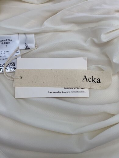 商品画像：長袖ワンピース/2/ポリエステル/CRM/無地/Acka-E22A 3