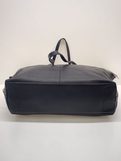 商品画像：トートバッグ/レザー/BLK/無地/14976 4