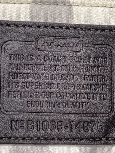 商品画像：トートバッグ/レザー/BLK/無地/14976 5