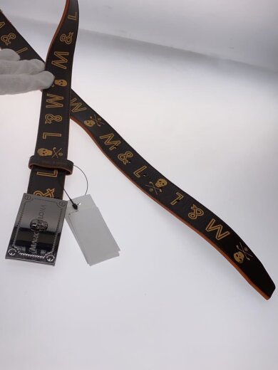 商品画像：ベルト/レザー/BRW/総柄/メンズ 2