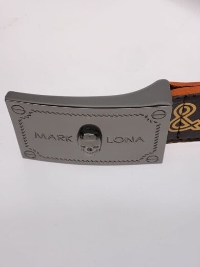 商品画像：ベルト/レザー/BRW/総柄/メンズ 3