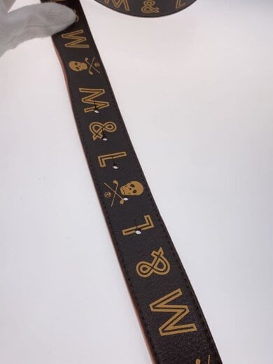 商品画像：ベルト/レザー/BRW/総柄/メンズ 4