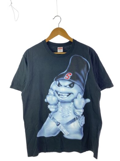 商品画像：Tシャツ/M/コットン/BLK/プリント/SNOWMAN　Tee 1