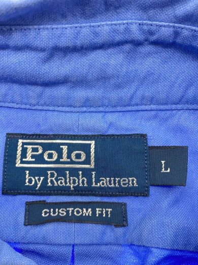 商品画像：長袖シャツ/L/コットン/BLU/無地/RN41381 3