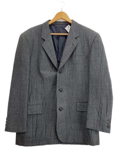商品画像：テーラードジャケット/L/ウール/GRY/HJ-02010L 1