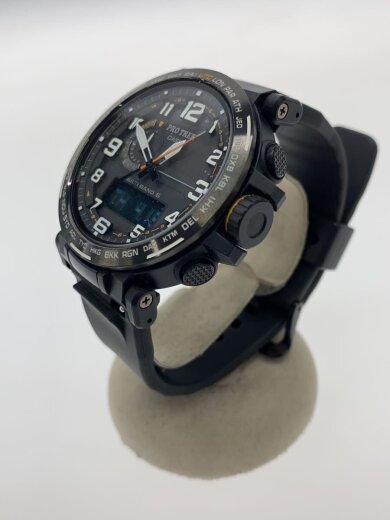 商品画像：ソーラー腕時計/アナログ/ラバー/BLK/BLK/PRW-6600Y-1A9JF 2