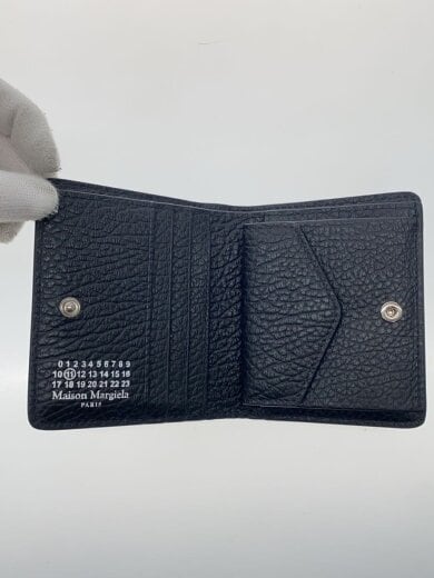 商品画像：2つ折り財布/レザー/BLK/メンズ/S56UI0140 4