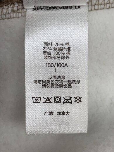 商品画像：パーカー/L/コットン/KHK/総柄 4