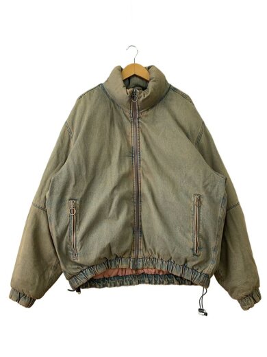 商品画像：中綿ジャケット/ヴィンテージ加工/XL/デニム/IDG/無地/6985/311/807 1