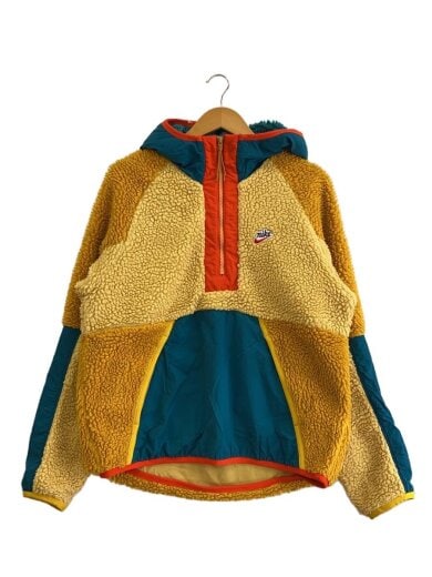 商品画像：ハーフジップ ボア フリース プルオーバージャケット/M/ポリエステル/マルチカラー/BV3767-723// 1