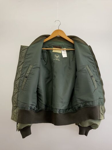 商品画像：フライトジャケット/40/ナイロン/KHK/無地/M13409/8415-633-9628// 3