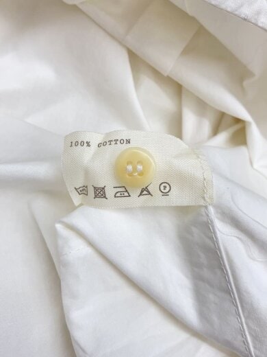 商品画像：長袖シャツ/5/コットン/WHT/無地/BOTANIST SHIRT 4