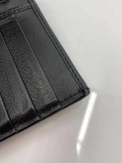 商品画像：Bee/プレート/long wallet/長財布/レザー/BLK/無地/メンズ/24-BO-0198 6