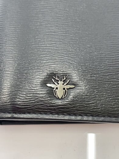 商品画像：Bee/プレート/long wallet/長財布/レザー/BLK/無地/メンズ/24-BO-0198 9