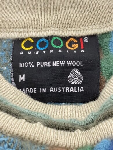 商品画像：ニット・セーター(厚手)/M/ウール/マルチカラー//3D/オーストラリア製 3