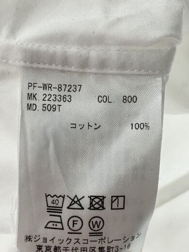 商品画像：長袖シャツ/L/コットン/WHT/無地/PF-WR-87237 4
