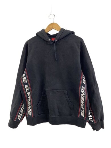 商品画像：パーカー/M/コットン/BLK/19AW/Text Rid Hooded Sweatshirt// 1