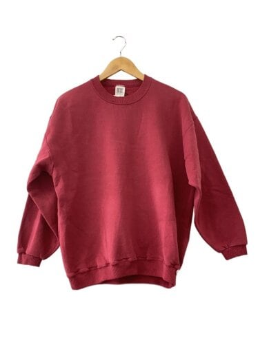 商品画像：90s/ブランクスウェット/L/コットン/RED/無地/USA製// 1
