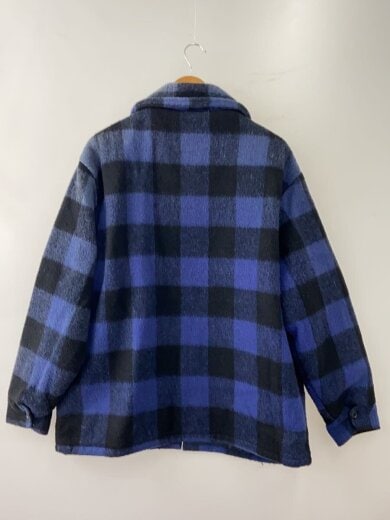 商品画像：ジャケット/XL/ウール/BLU/チェック/USA製// 2