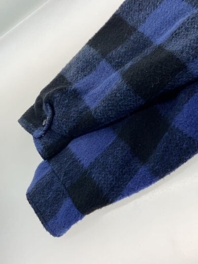 商品画像：ジャケット/XL/ウール/BLU/チェック/USA製// 4