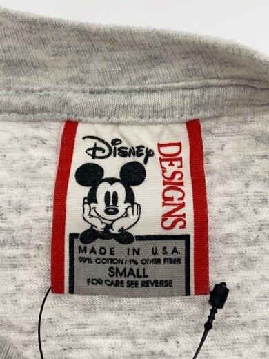 商品画像：Tシャツ/S/コットン/GRY/USA製/ミッキー/プリント/90s// 3