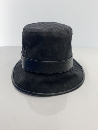 商品画像：バケットハット/M/コットン/BLK/総柄/レディース/735219 4HG53 3