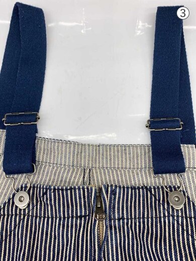 商品画像：オーバーオール/2/コットン/BLU/ストライプ/H204ML01TO 6