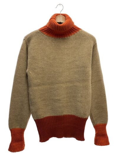 商品画像：GEORGE LOWE ROLL NECK/ニット・セーター(厚手)/44/ウール/BEG/8011140005 1