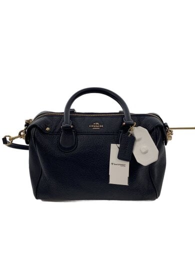 商品画像：ショルダーバッグ/レザー/NVY/無地 1