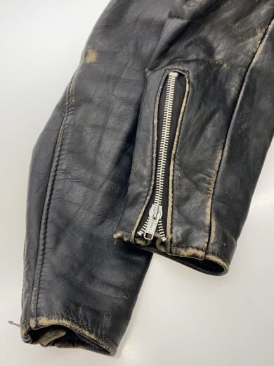 商品画像：レザージャケット・ブルゾン/34/レザー/BLK 5