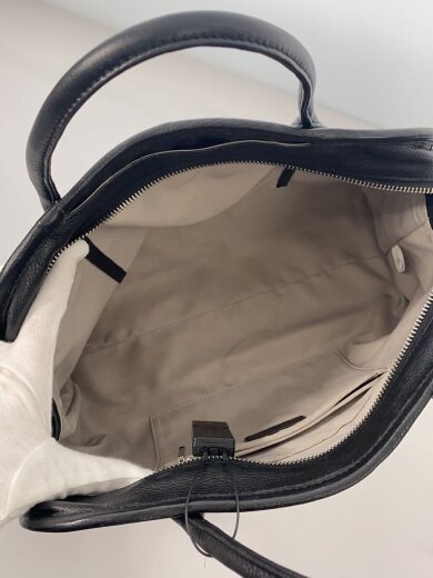 商品画像：ボストンバッグ/レザー/BLK/無地 5