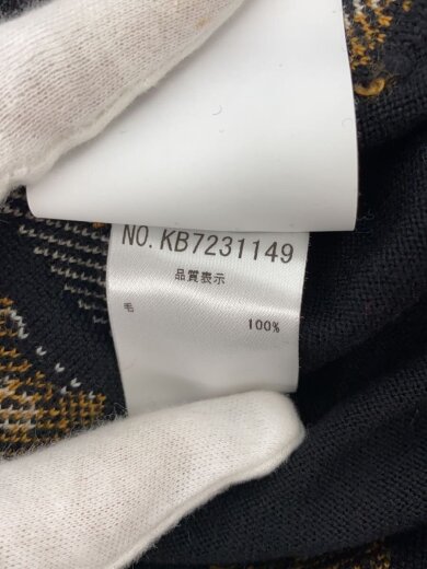 画像：MOSCHINOニット・セーター(厚手)/--/ウール/BLK/総柄/タートルネック/テディベア4