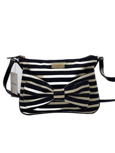 商品画像：ショルダーバッグ/ナイロン/BLK/ボーダー 1