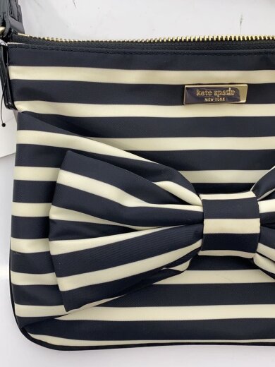 商品画像：ショルダーバッグ/ナイロン/BLK/ボーダー 7