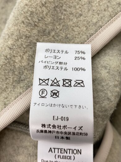 商品画像：フリースベスト/--/ポリエステル/BEG/DT-A0521 4