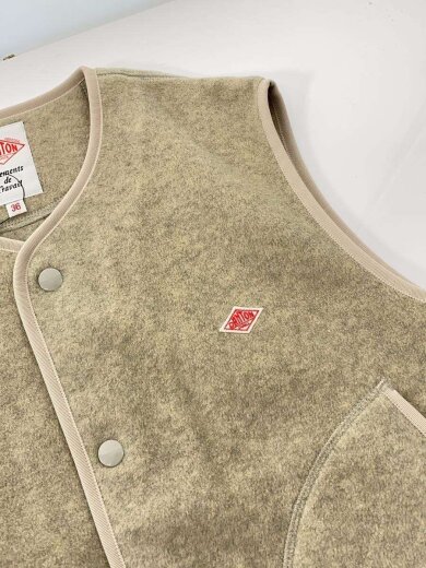 商品画像：フリースベスト/--/ポリエステル/BEG/DT-A0521 5