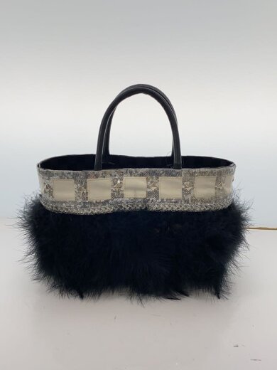 商品画像：バッグ/--/BLK/カゴバック/ファー/LOLAS APARTMENT 3